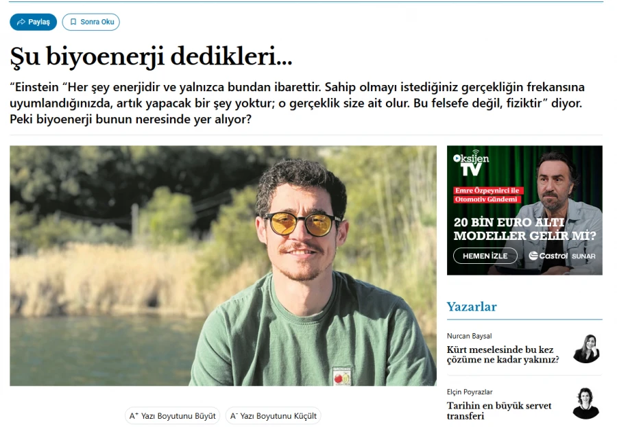 Osman Ozerman-Bioenergy Specialist/Healer